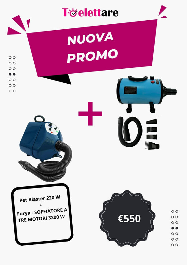 PROMO - FURYA 3 motori + Pet Blaster 2200W