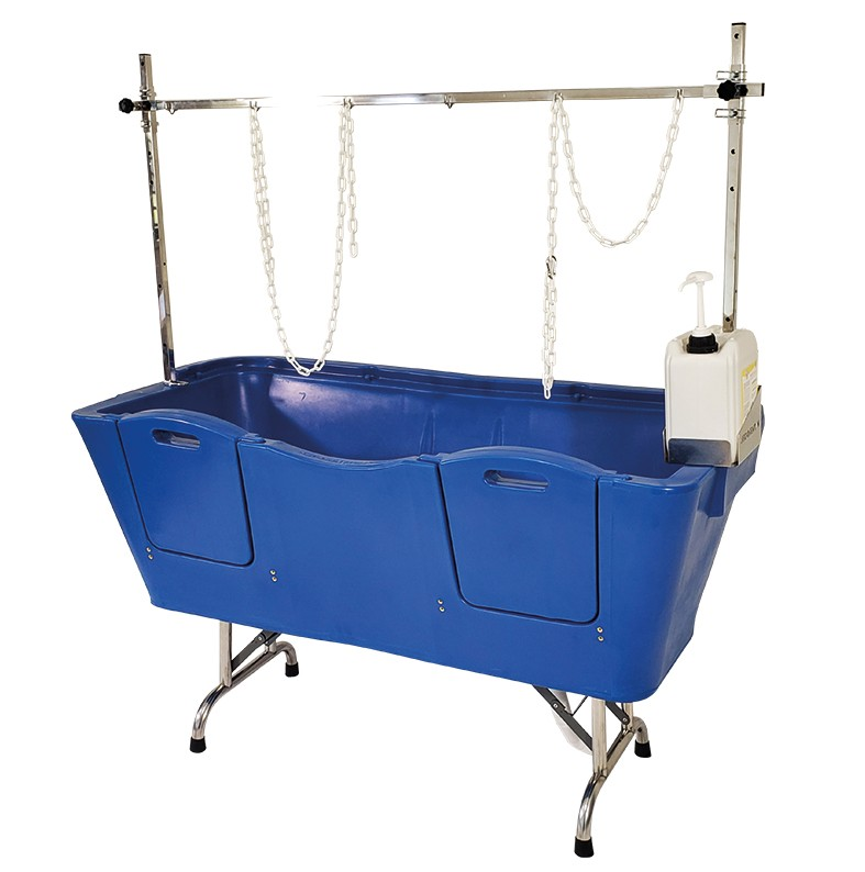 Vasca da bagno in polietilene - Piedini in acciaio inox