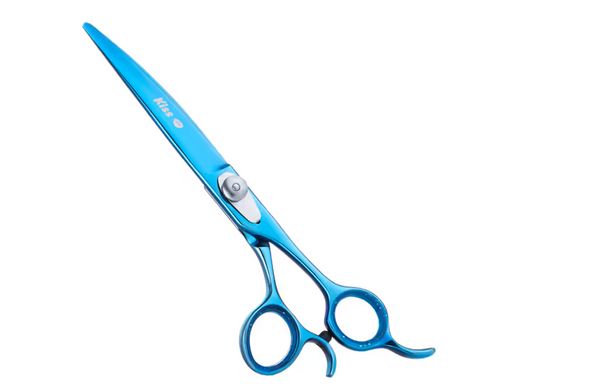 Forbice Curva Geib Kiss Silver Blue