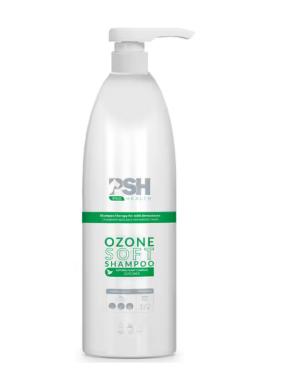Shampoo PSH Ozone Soft - dermatologico per malattie lievi della pelle - 1L