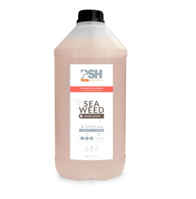 Shampoo PSH SEA WEED -  per cani e gatti alle alghe marine  - 5L