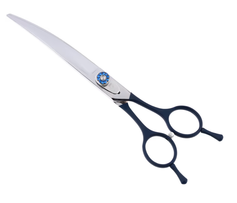 Forbice Curva Jargem Blu Navy con vite decorativa