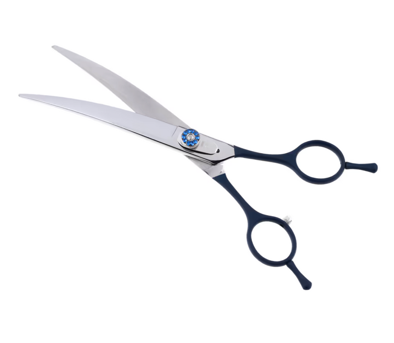 Forbice Curva Jargem Blu Navy con vite decorativa
