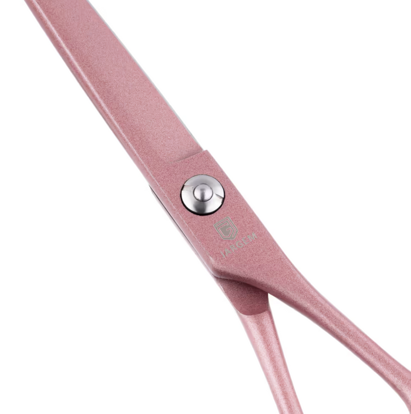 Forbice Dritta Jargem Rosa in titanio