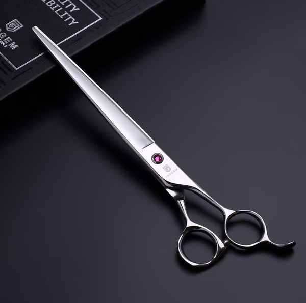 Forbice Dritta Jargem con diamante rosa