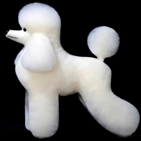 Pelliccia di ricambio Poodle Full Body per manichino barboncino toy