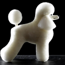 Pelliccia di ricambio Poodle Full Body per manichino barboncino toy