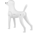 Manichino Poodle Model Dog senza pelliccia - barboncino