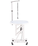 Tavolo con piano illuminato e girevole, 60 cm, sollevamento pneumatico