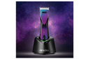 Andis Pulse ZR II Purple Galaxy - Tosatrice professionale per animali senza fili a cinque velocità con 2 batterie e lama CeramicEdge n. 10 (1,5 mm), edizione limitata