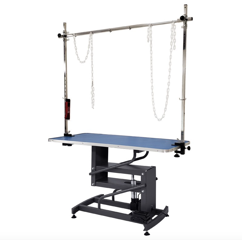 TAVOLO REGOLABILE ELETTRICAMENTE 120x60cm - TELAIO IN METALLO