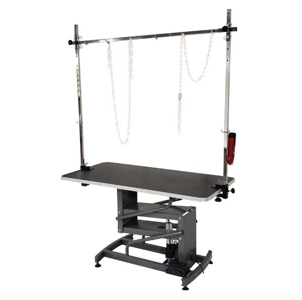 TAVOLO REGOLABILE ELETTRICAMENTE 120x60cm - TELAIO IN METALLO