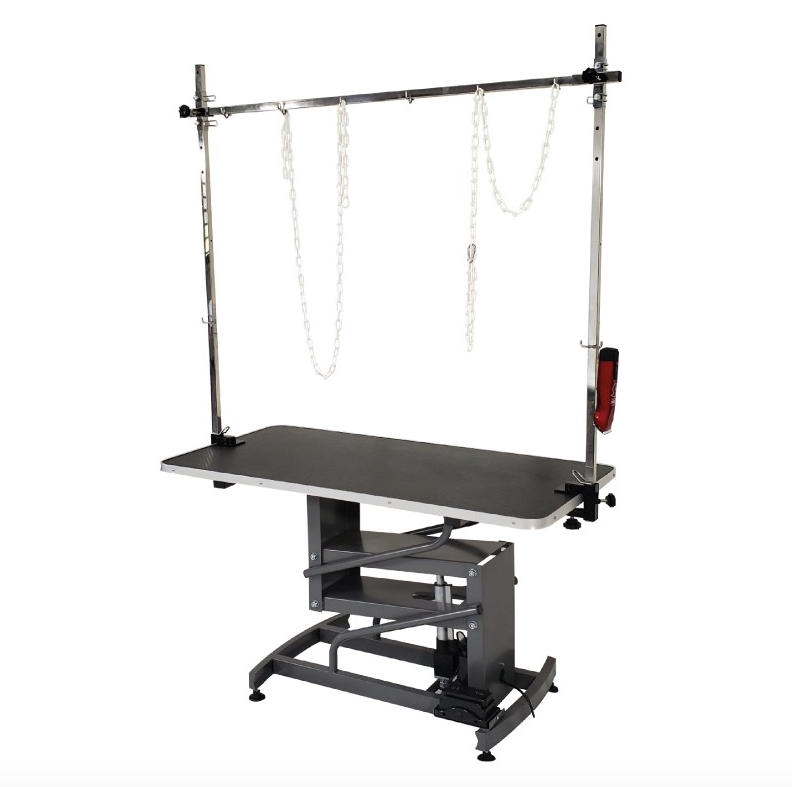 TAVOLO REGOLABILE ELETTRICAMENTE 120x60cm - TELAIO IN METALLO