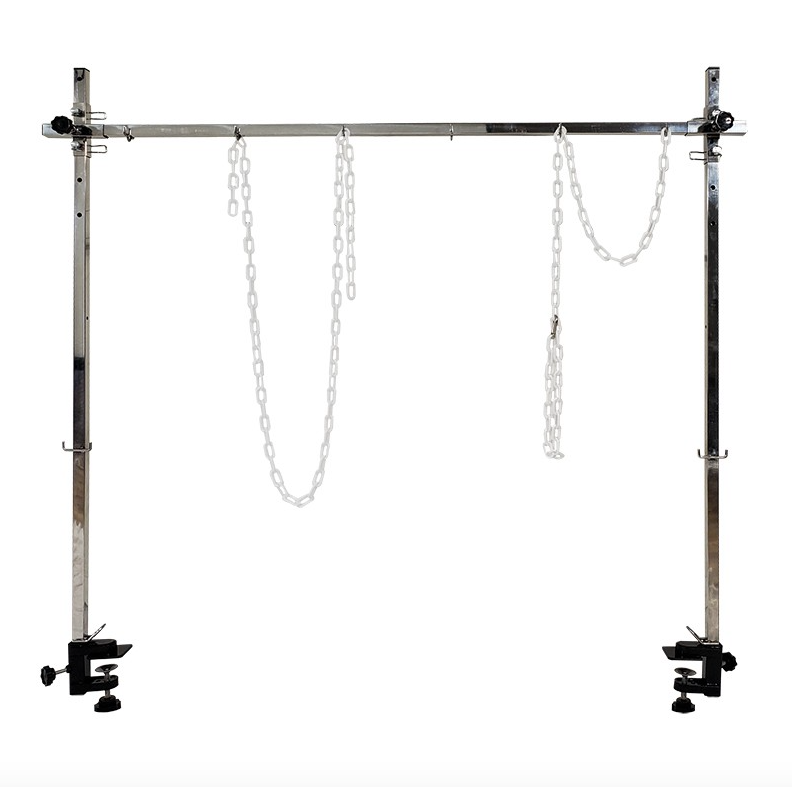 TAVOLO REGOLABILE ELETTRICAMENTE 120x60cm - TELAIO IN METALLO