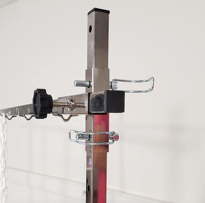 TAVOLO REGOLABILE ELETTRICAMENTE 120x60cm - TELAIO IN METALLO