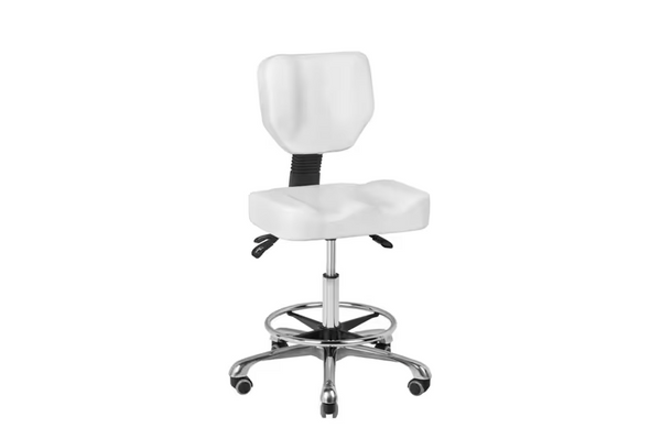 Activ A-4299 - comoda poltrona da toelettatura sagomata, con funzione di dondolo, bianca