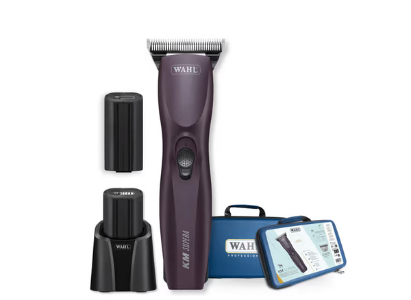 Wahl KM Supera Horse Brushless - Tosatrice professionale senza fili con motore brushless, 2 batterie, lama n. 10W
