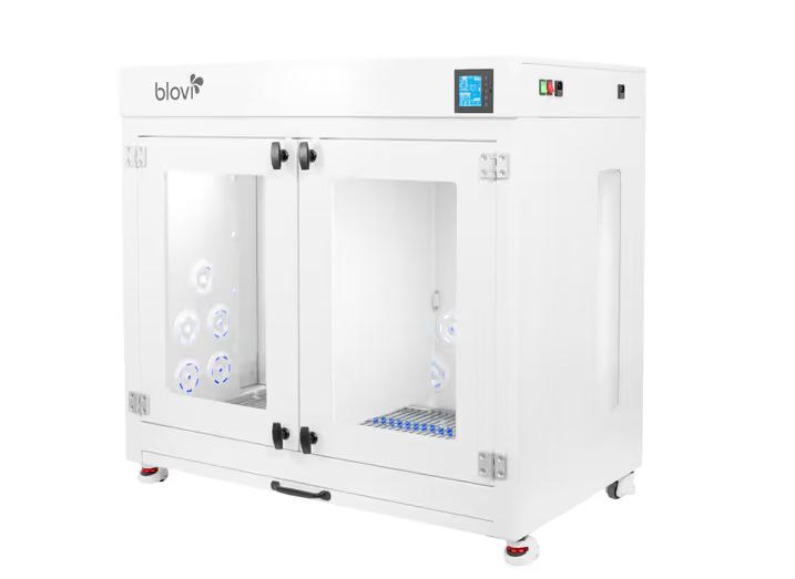 Grande box per asciugatura e toelettatura di cani e gatti, diviso - 3500W