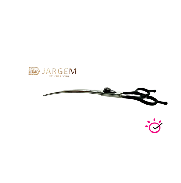 Forbice Jargem curva con vite nera