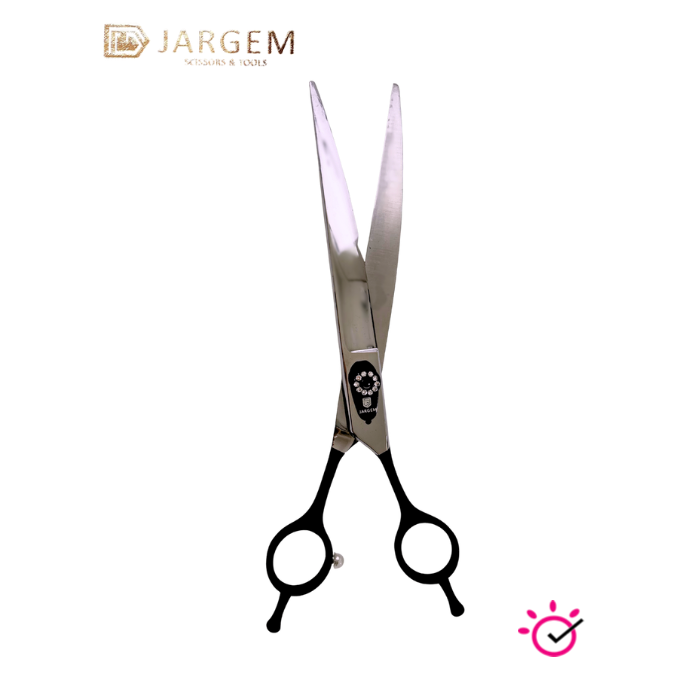 Forbice Jargem curva con vite nera