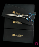 Forbice Jargem curva con vite blu