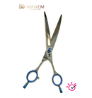 Forbice Jargem curva con vite blu