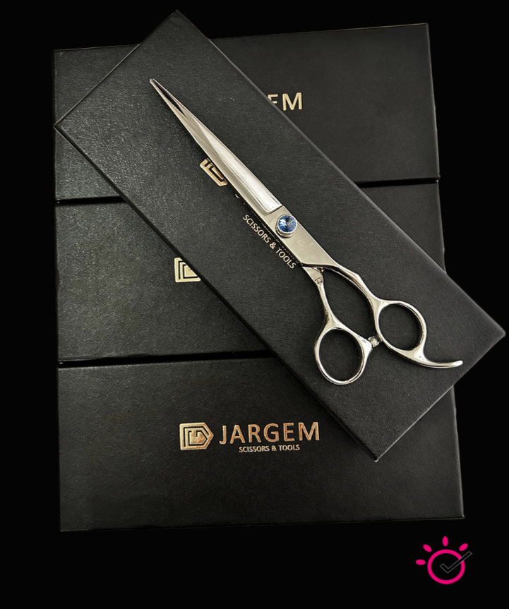 Forbice Jargem dritta con vite blu