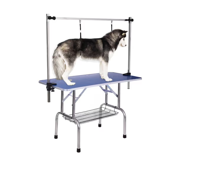 Tavolo da toelettatura 110 cm x 60 cm, altezza 65 cm