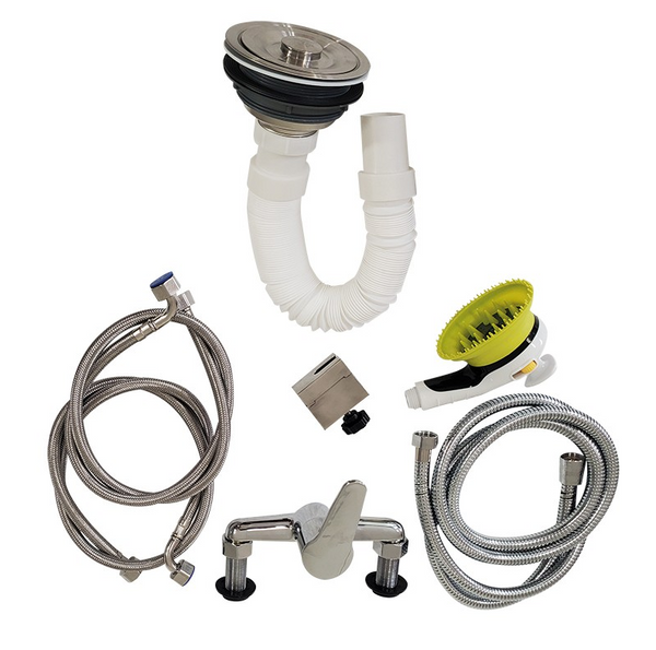 Kit idraulico per vasca da bagno in polietilene