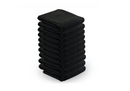 Asciugamano in microfibra Activ 73x40cm, nero, set da 10