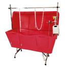 Vasca da bagno in polietilene - Piedini in acciaio inox con anti-schizzo