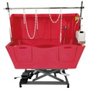 Vasca da bagno in polietilene - Sollevamento elettrico del telaio con anti-schizzo