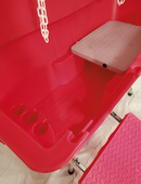 Vasca da bagno in polietilene - Piedini in acciaio inox con anti-schizzo