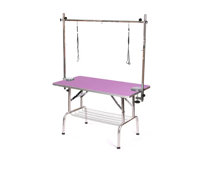 Tavolo da toelettatura 110 cm x 60 cm, altezza 65 cm