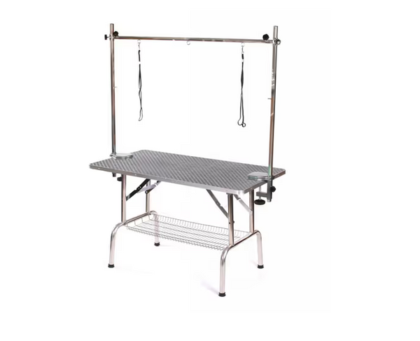 Tavolo da toelettatura 110 cm x 60 cm, altezza 65 cm