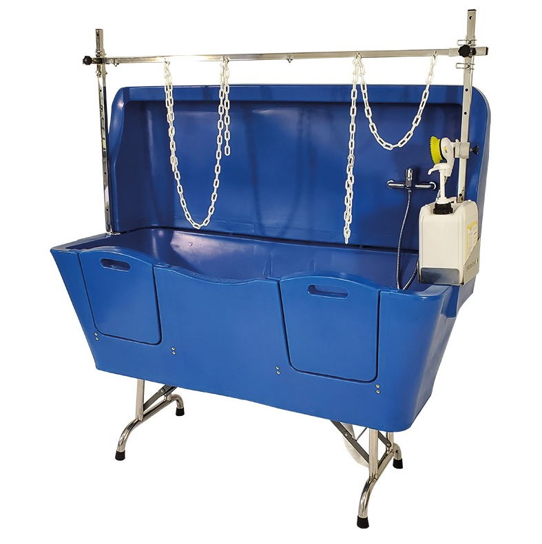 Vasca da bagno in polietilene - Piedini in acciaio inox con anti-schizzo