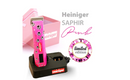 Heiniger Saphir Pink Limited Edition - Tosatrice professionale per animali senza fili con lama n. 10