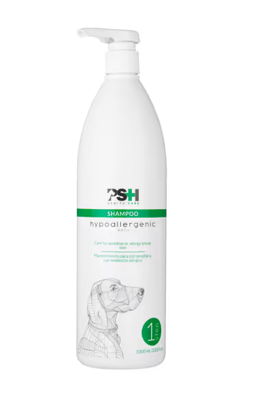 PSH Health Care Shampoo Hypoallergenic - dermatologico per la pelle sensibile del cane - 1L