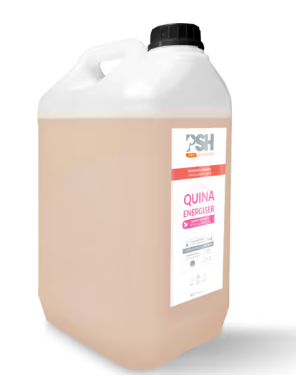 Shampoo PSH Pro Quina Energiser - texturizzante per cani a pelo ruvido, con chinino, concentrato 1:4 - 5L