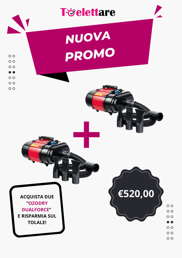 PROMO - PetAir Pro – Compra 2 soffiatori e risparmia